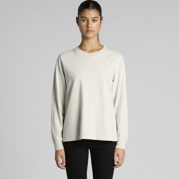 Wo's Heavy Faded L/S Tee Thumbnail