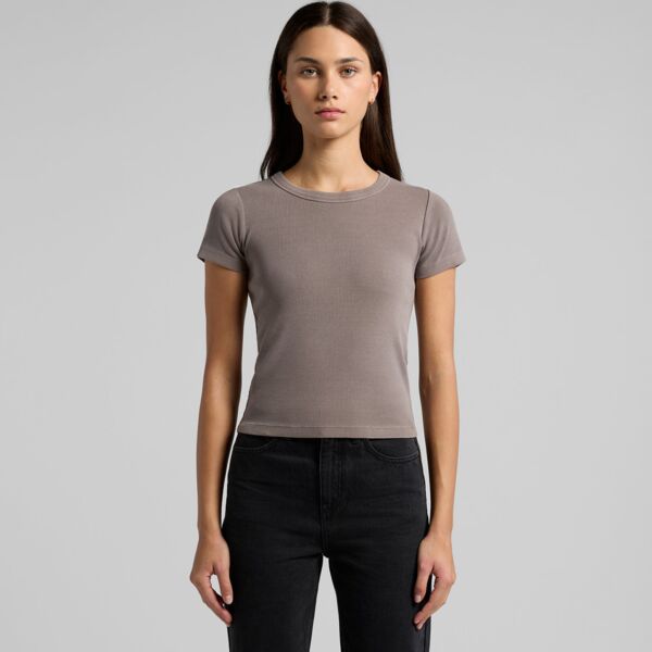WOS FADED ORGANIC RIB TEE Thumbnail
